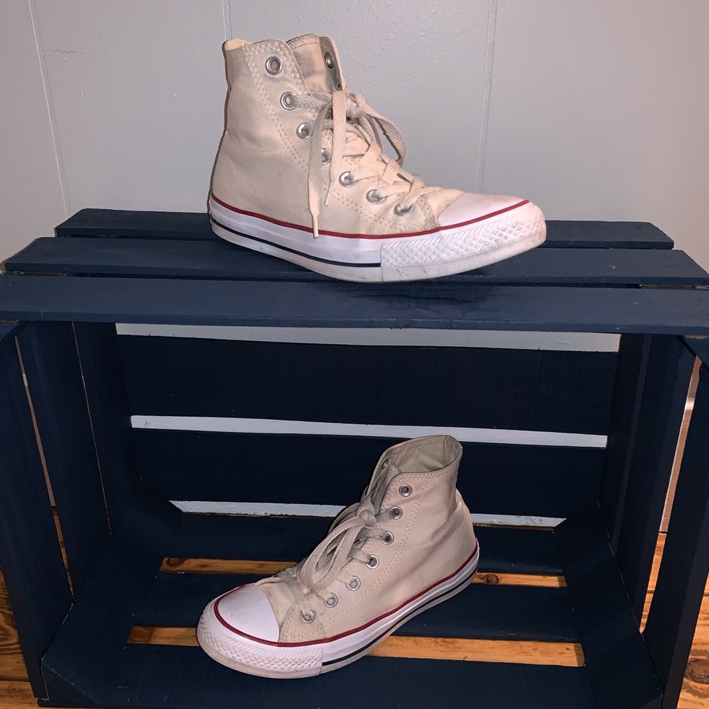 Converse High Tops Retro Vintage Ivory Classics